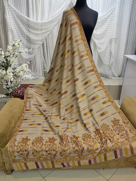 Pashmina Wool Kani Shawl in Full Size Multi Color | K310
