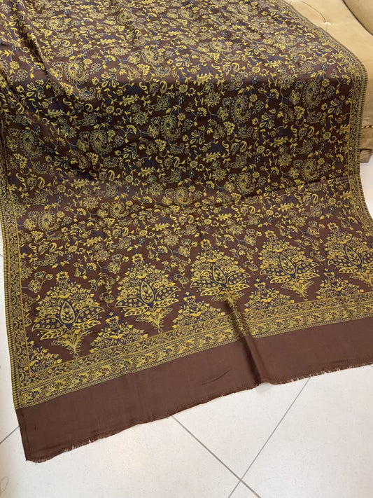 Pashmina Wool Kani Shawl in Full Size Multi Color | K319