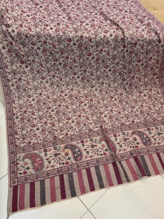 Pashmina Wool Kani Shawl in Full Size Multi Color | K403