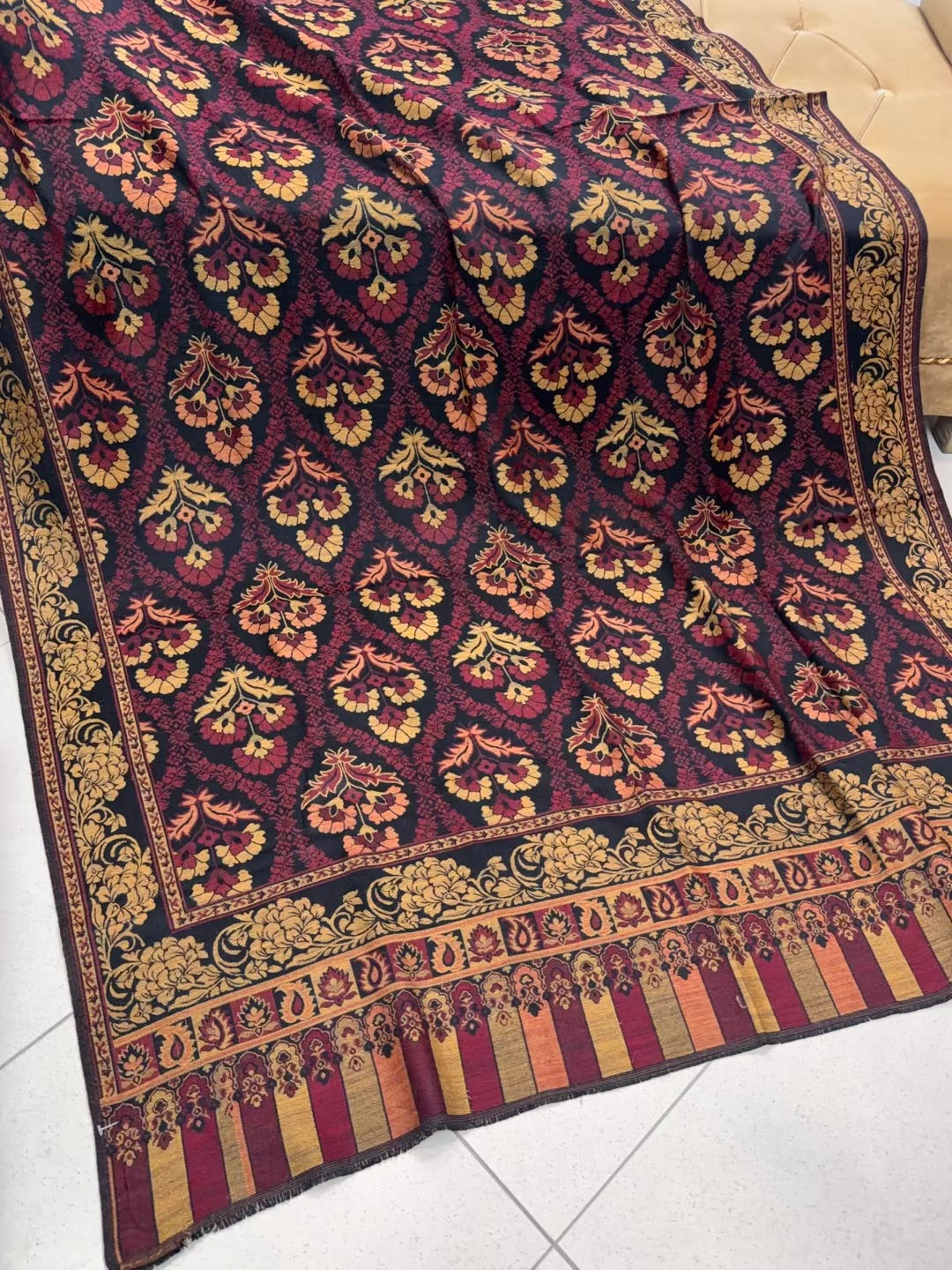 2 Piece Chikankari Lawn Suit Orange