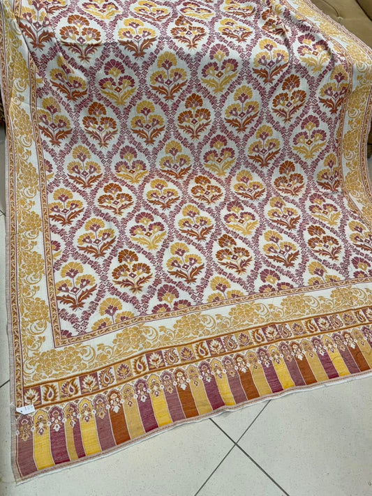 Pashmina Wool Kani Shawl in Full Size Multi Color | K411