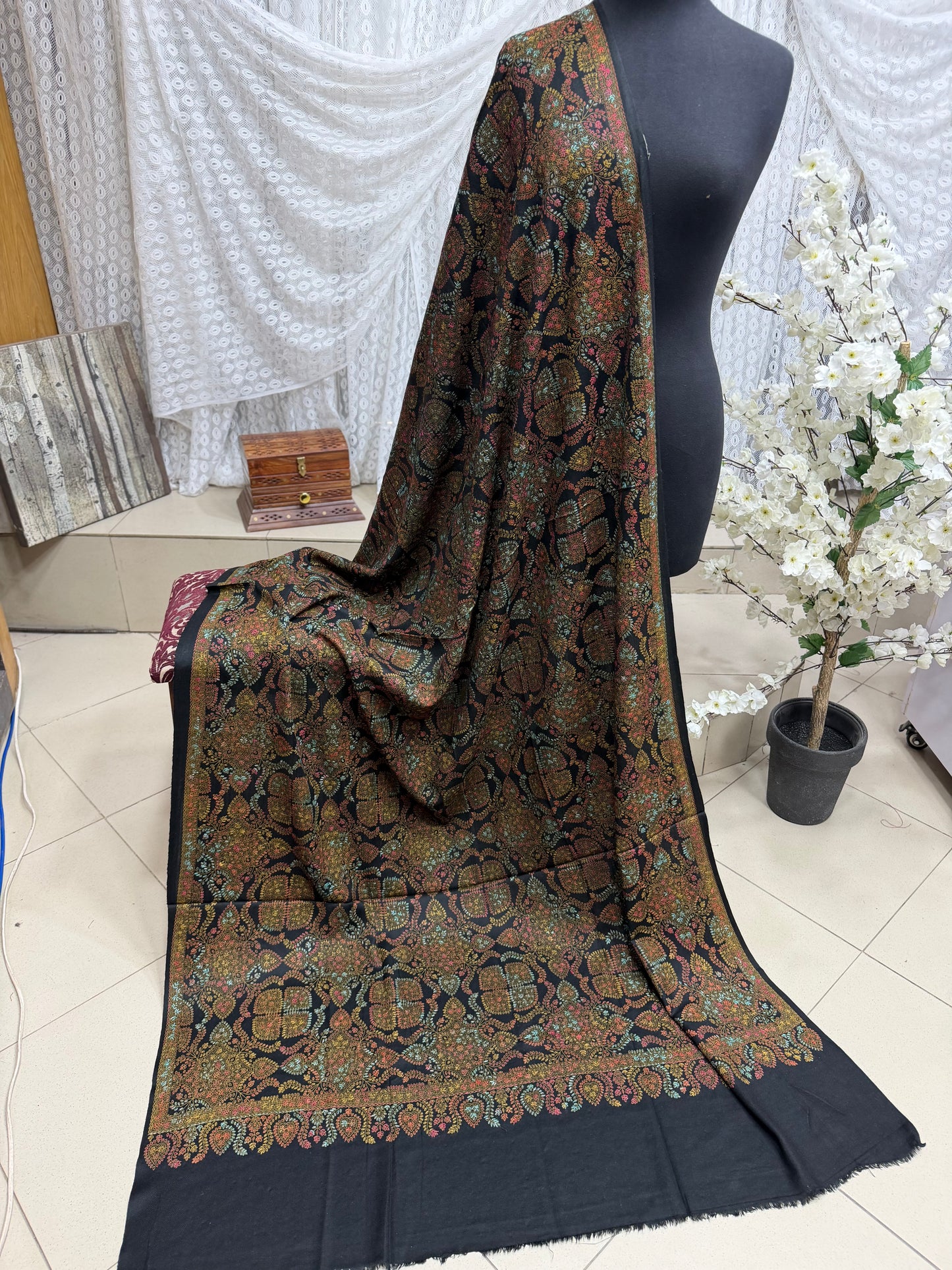 2 Piece Chikankari Lawn Suit Blue