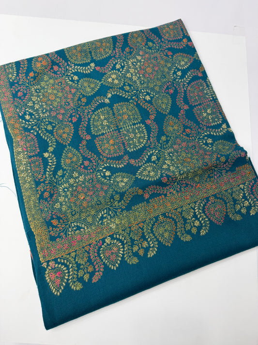 Pashmina Shawl | Kashmiri Hand Embroidery Beautiful Shawl in Sale | Zinc