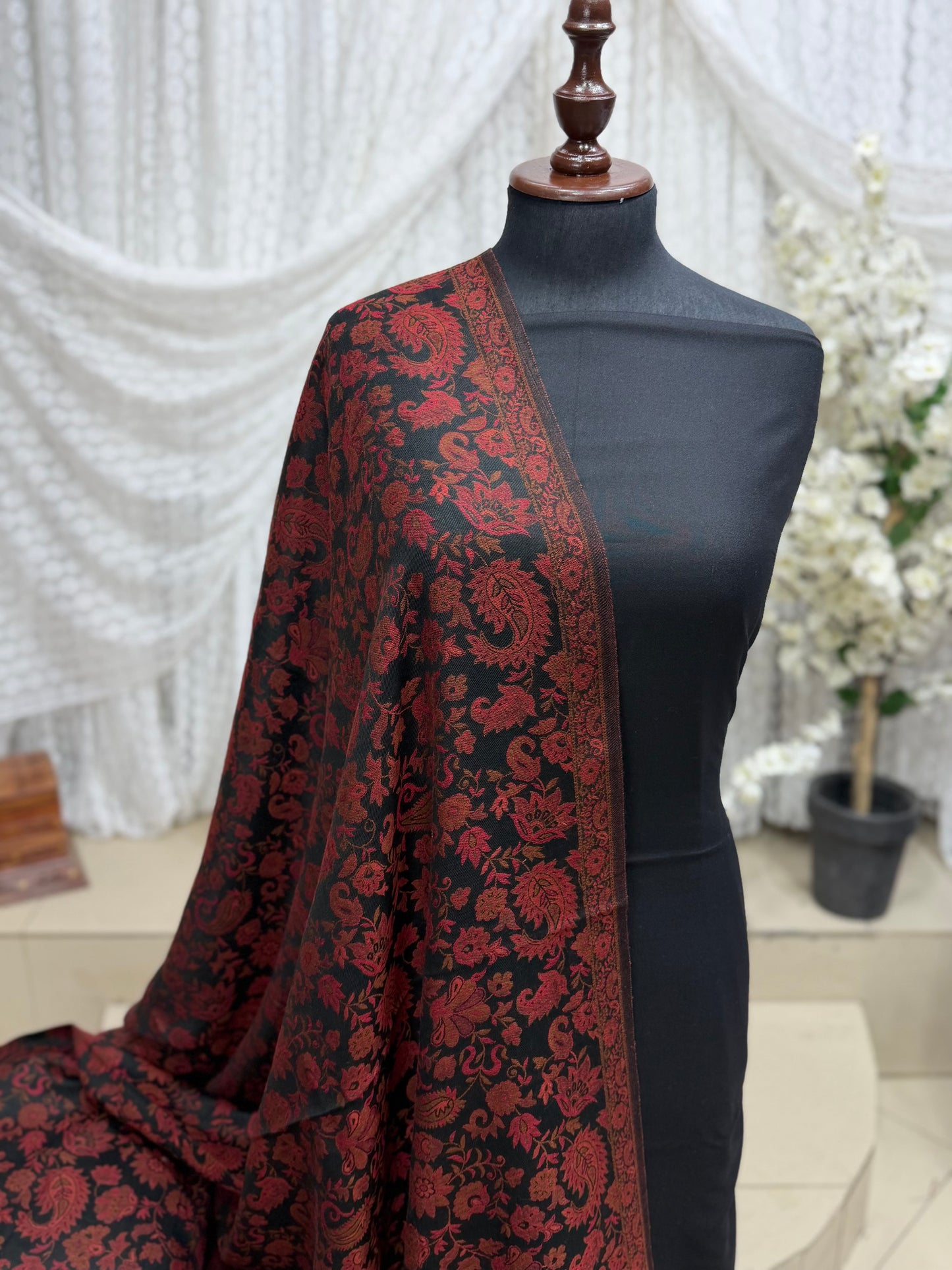 3 Piece Kani Shawl Suit | Plain Marina Suit With Kani Pashmina Shawl Perfect Gift