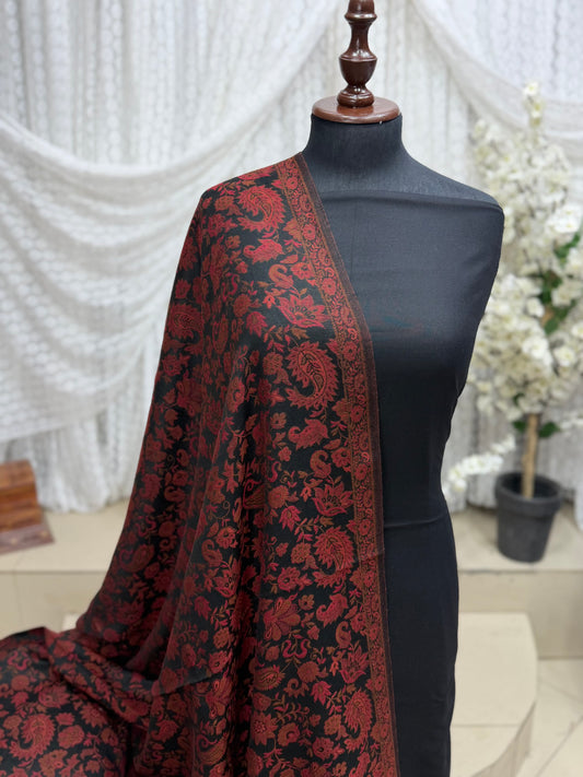 3 Piece Kani Shawl Suit | Plain Marina Suit With Kani Pashmina Shawl Perfect Gift