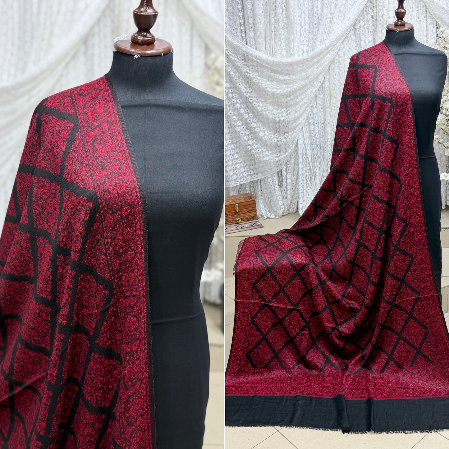 3 Piece Kani Shawl Suit | Plain Marina Suit With Kani Pashmina Shawl Perfect Gift