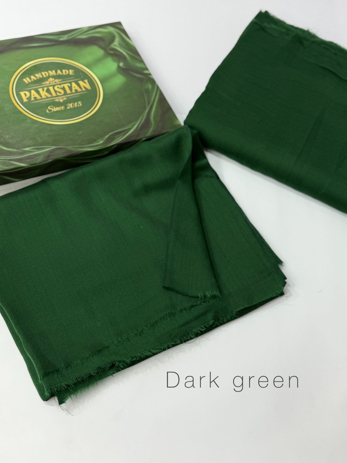 Plain Pashmina Shawl Soft and Lightweight No 1 Best Selling Shawl | Dark Green