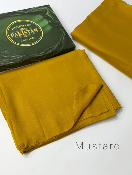 Plain Pashmina Shawl Soft and Lightweight No 1 Best Selling Shawl | Mustard