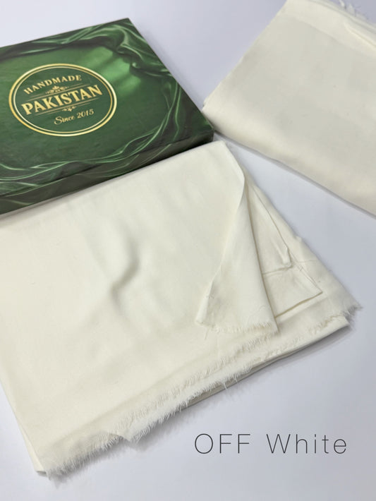 Plain Pashmina Shawl Soft and Lightweight No 1 Best Selling Shawl | Off White