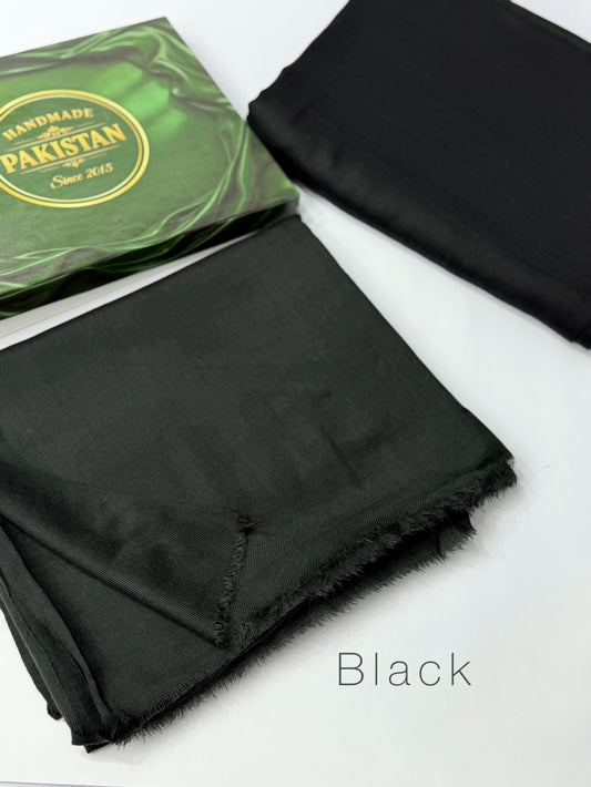 Plain Pashmina Shawl Soft and Lightweight No 1 Best Selling Shawl | Black