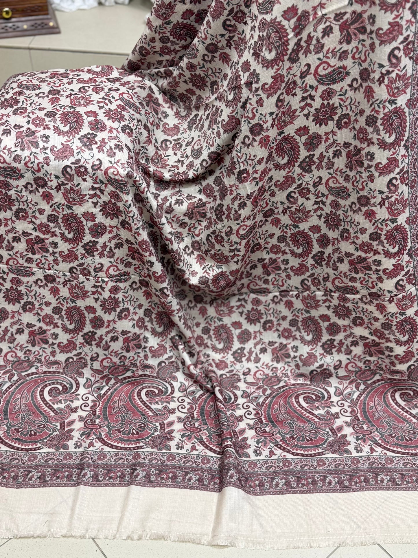 3 Piece Kani Shawl Suit | Plain Marina Suit With Kani Pashmina Shawl Perfect Gift