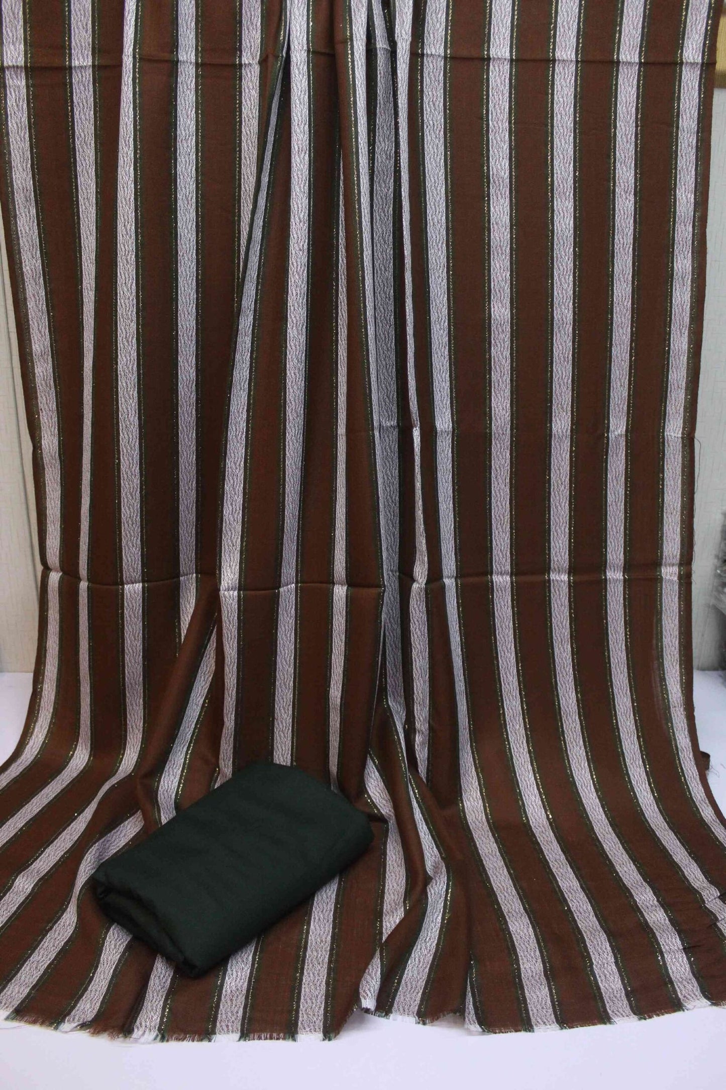 3 Piece Suit | Plain Marina Suit With Pashmina Lining Shawl Perfect Gift Great Price