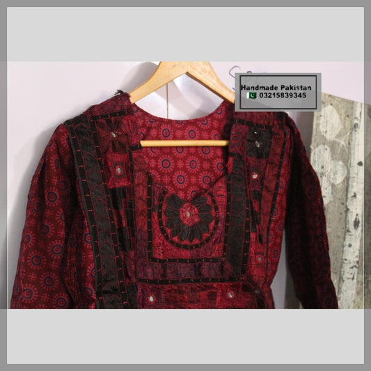 Ajrak Handmade Shirt - Stitched - SP5