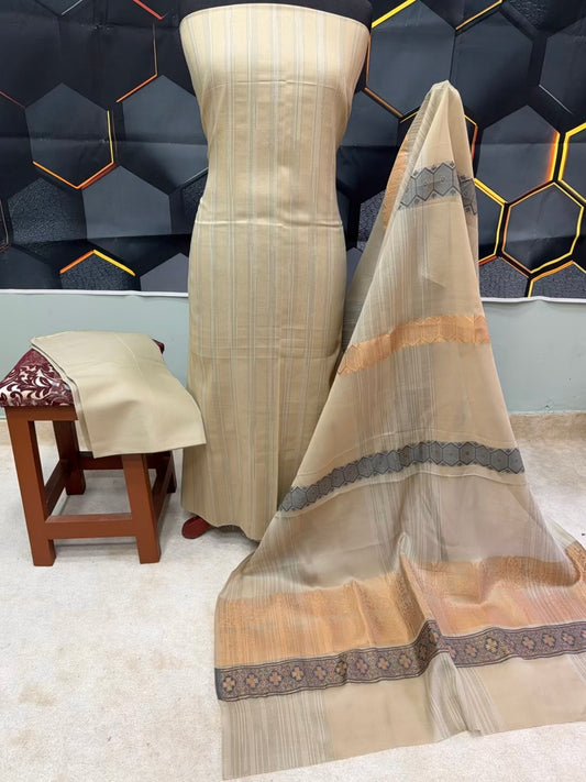 3 Piece Rangoli Lawn Suit With Lawn Kani Dupatta | Skin