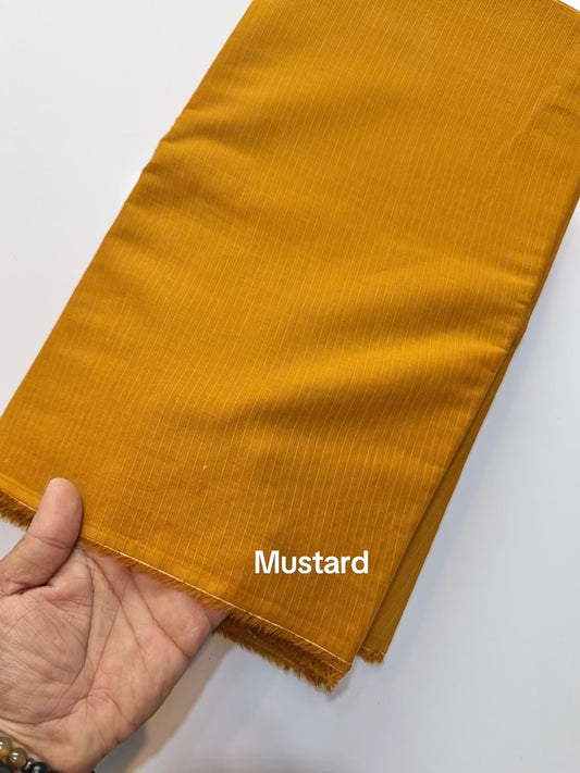 Plain Doria Lawn 2 Piece Suit 5 Meters | Mustard