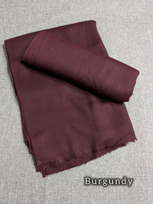 Plain Pashmina Shawl Soft and Lightweight No 1 Best Selling Shawl | Burgundy
