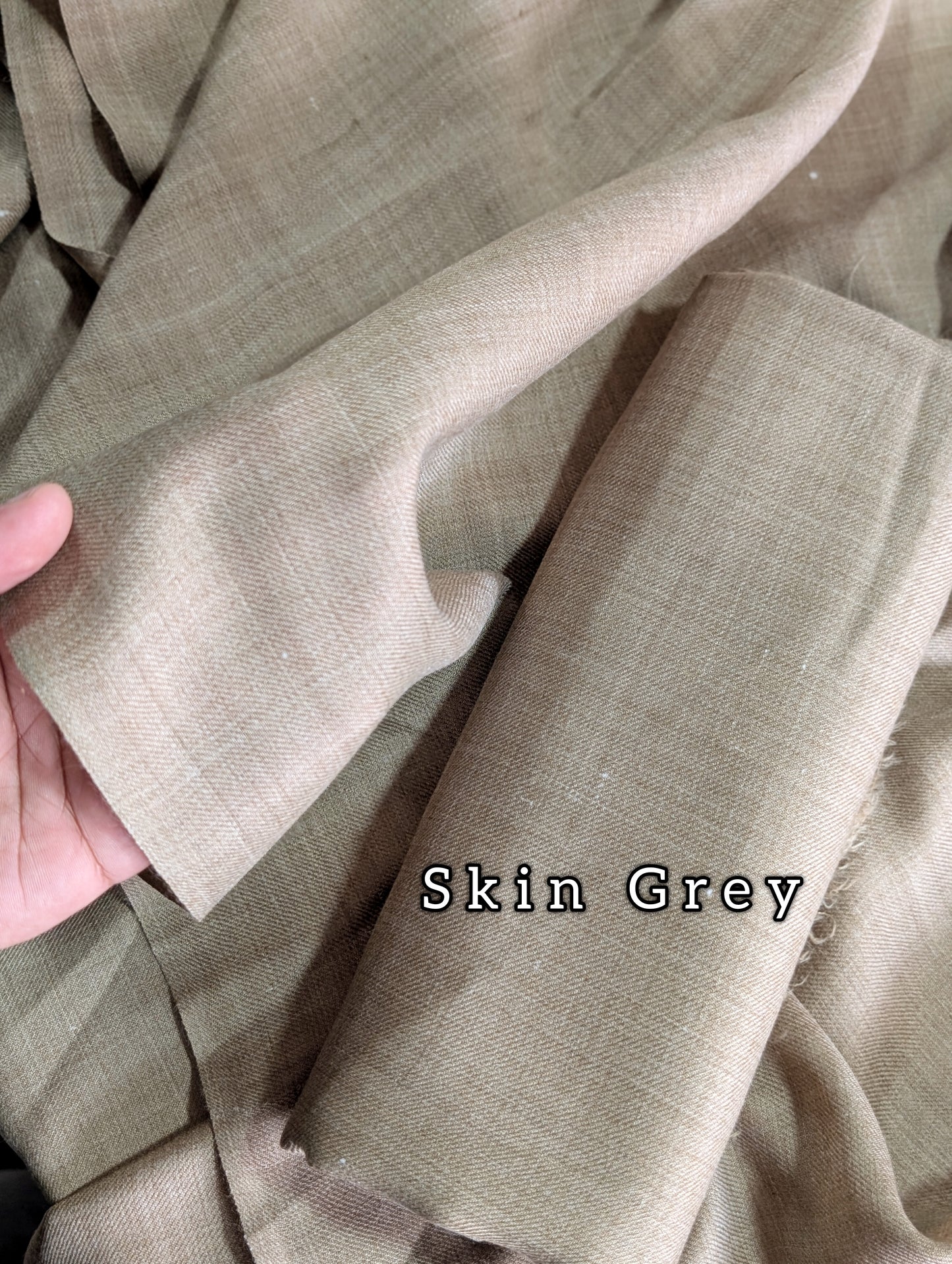 Plain Pashmina Shawl Soft and Lightweight No 1 Best Selling Shawl | Skin Grey
