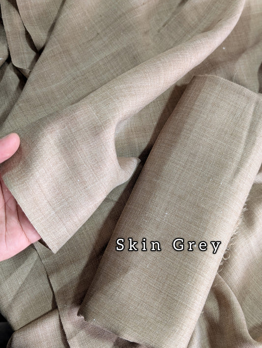 Plain Pashmina Shawl Soft and Lightweight No 1 Best Selling Shawl | Skin Grey