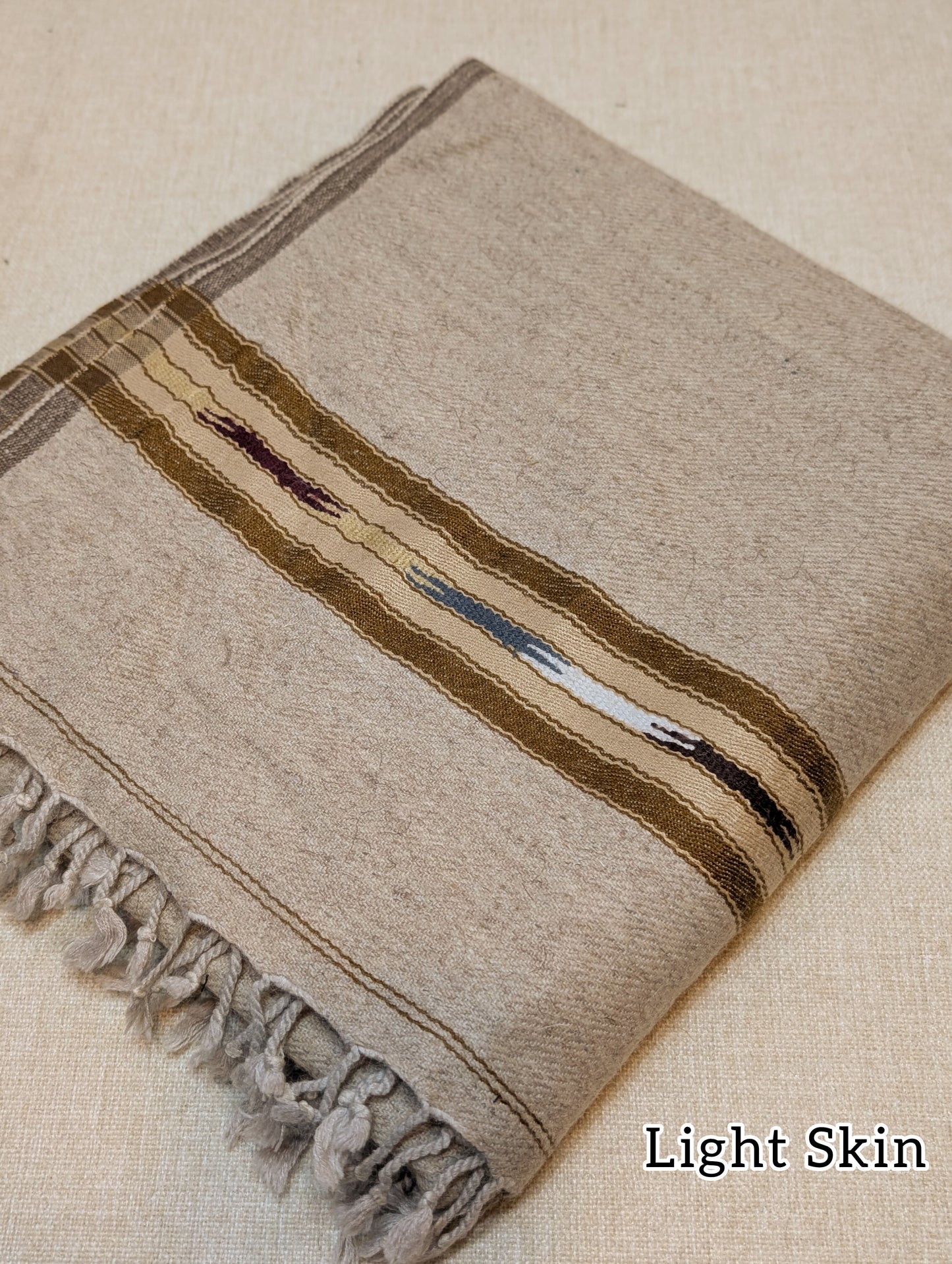 Gents Shawl Thick Wool | Pure, Fine and Soft Wool Islampur Swat Khaddi Made Shawl Perfect Gift | Light Skin