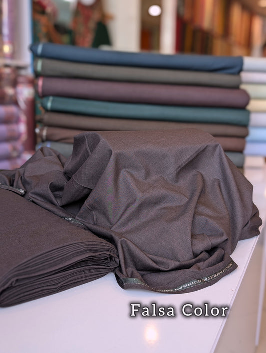 Gents Winter Suit - Wool - Premium Quality Plain Suit | Falsa Color