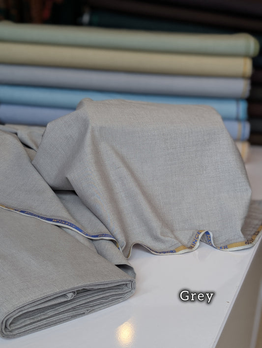 Gents Winter Suit - Wool - Premium Quality Plain Suit | Grey