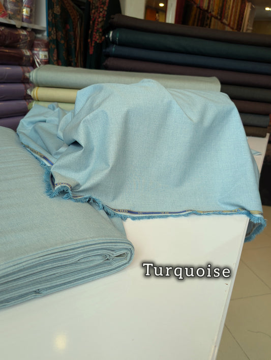 Gents Winter Suit - Wool - Premium Quality Plain Suit | Turquoise