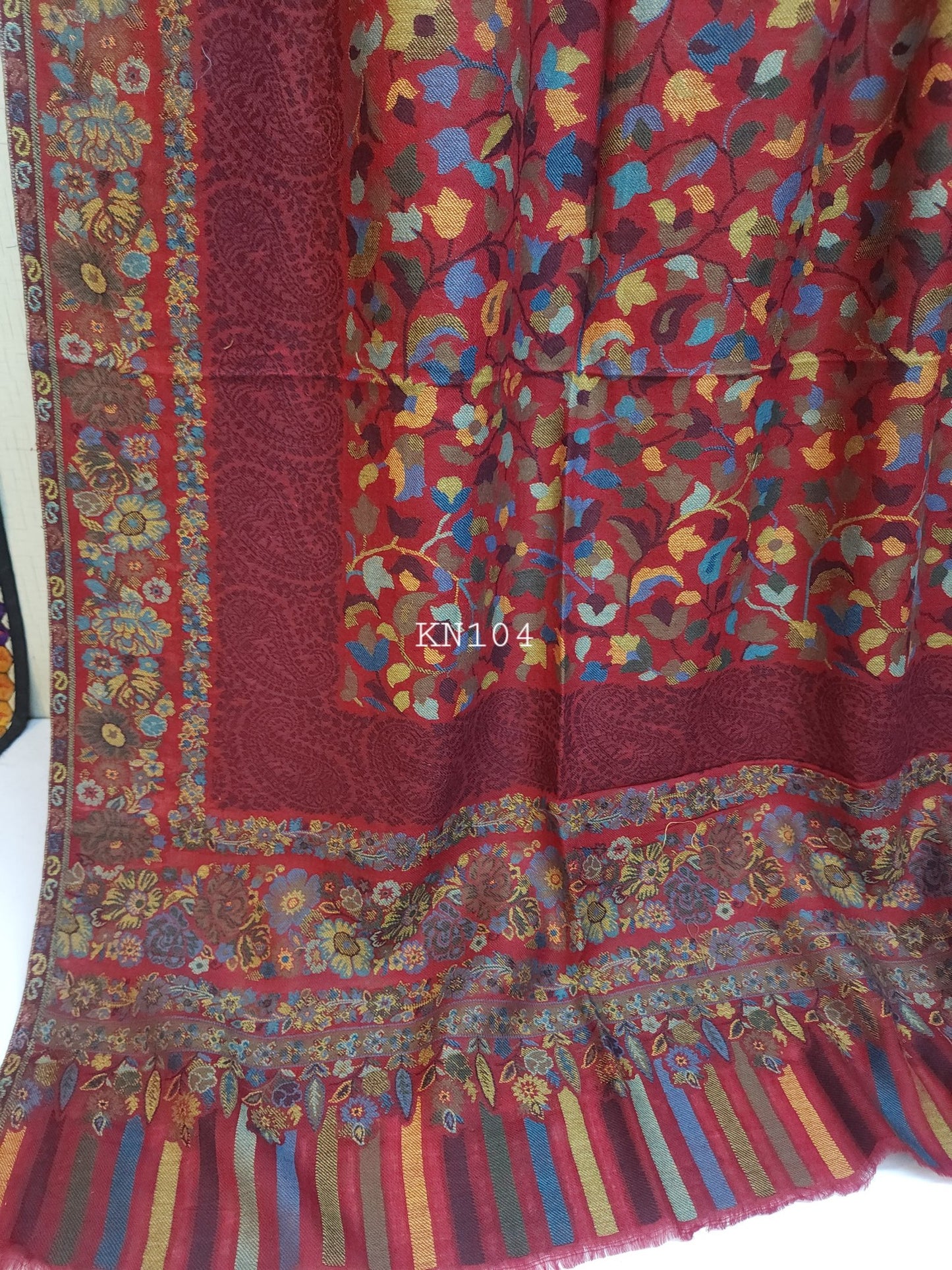 Kani Shawl Weaved Jamawar Toosh Shawl Made in Kashmir Full Size Shawl Perfect Gift