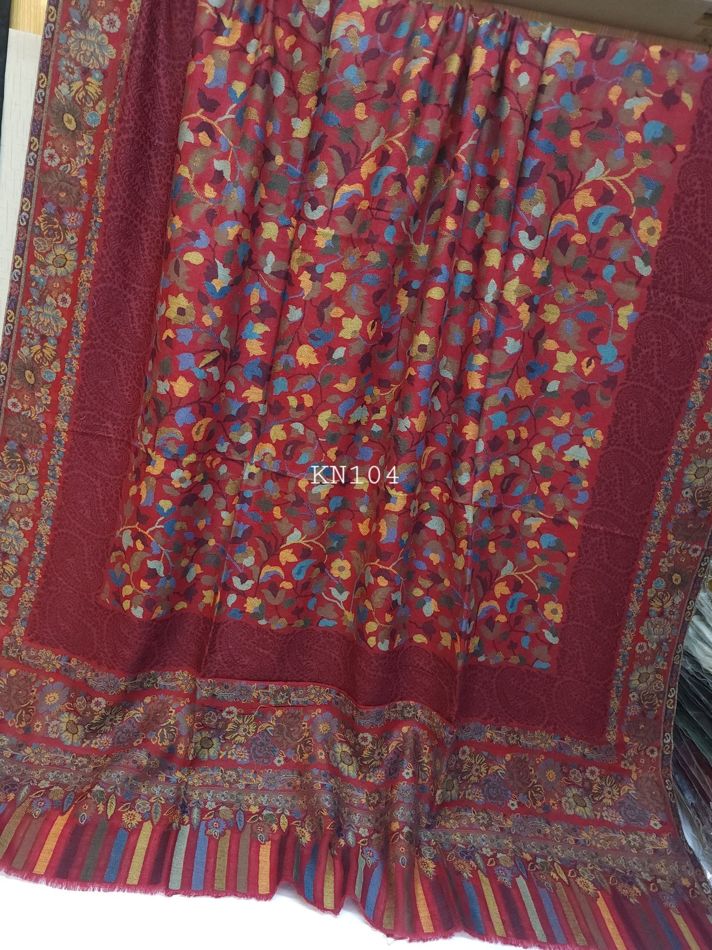Kani Shawl Weaved Jamawar Toosh Shawl Made in Kashmir Full Size Shawl Perfect Gift