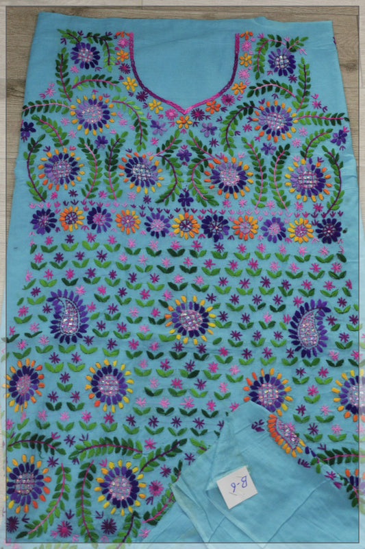 Phulkari Handmade Unstitched Shirt (B-6)