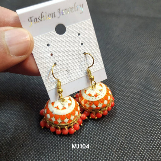 Meenakari Earrings Handmade