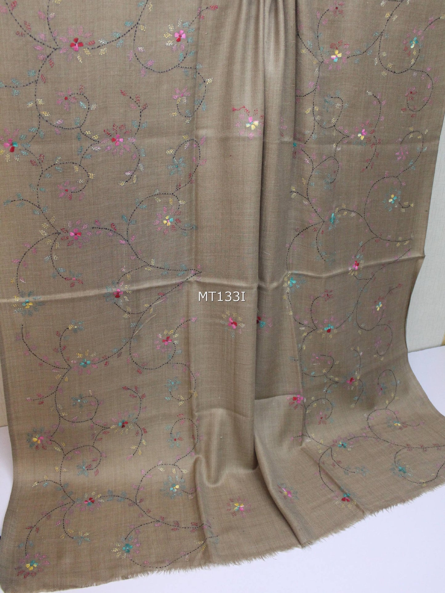 Pashmina Handmade Full Embroidered Shawl Perfect For Gifts