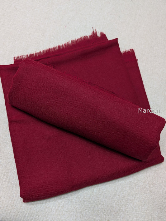 Plain Toosh Shawl | Chashme Bulbul Shawl Perfect Gift | Maroon