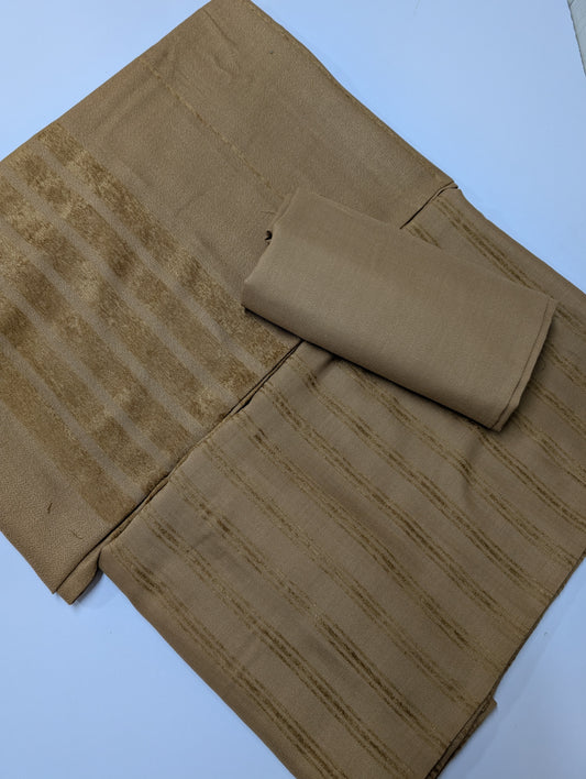 3 Piece Suit | Velvet Lining Marina Suit Allover With Shawl | New Arrival Beautiful Gift | Skin