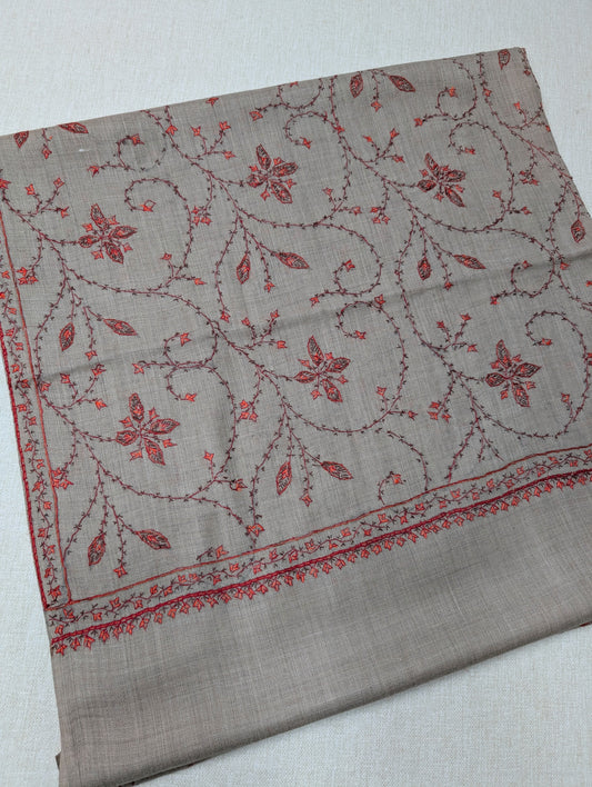 Pashmina Handmade Full Embroidered Souzni Shawl Beautiful New Design 2025 Collection Made in Kashmir