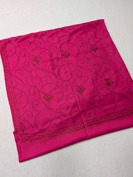 Pashmina Handmade Full Embroidered Souzni Shawl Beautiful New Design 2025 Collection Made in Kashmir