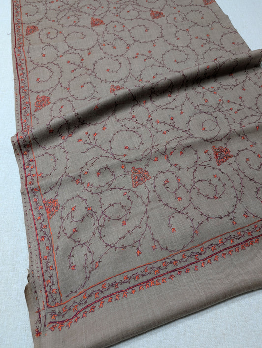 Pashmina Handmade Full Embroidered Souzni Shawl Beautiful New Design 2025 Collection Made in Kashmir