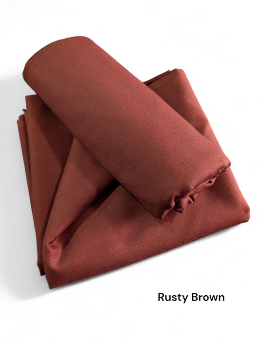 (Plain Marina Suit | Rusty Brown