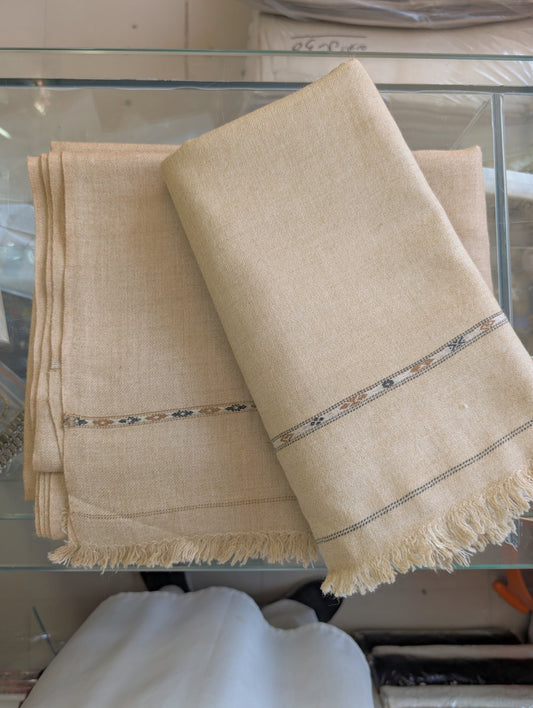 Gents Shawl | Pure, Fine and Soft Wool Islampur Swat Khaddi Made Shawl Perfect Gift | Light Skin