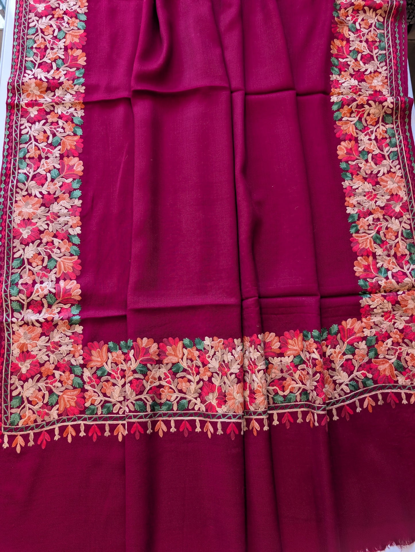 2 Piece Chikankari Lawn Suit Red