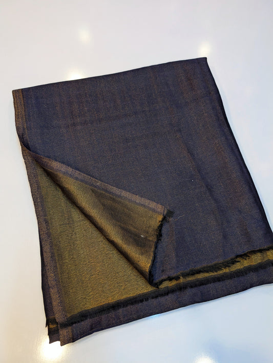 Moonlight Plain Toosh Shawl Made in Kashmir | Navy Blue