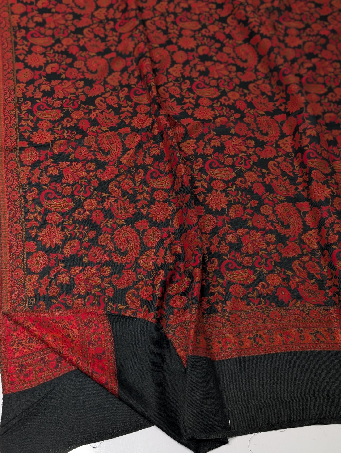 Pashmina Wool Kani Shawl in Full Size Multi Color