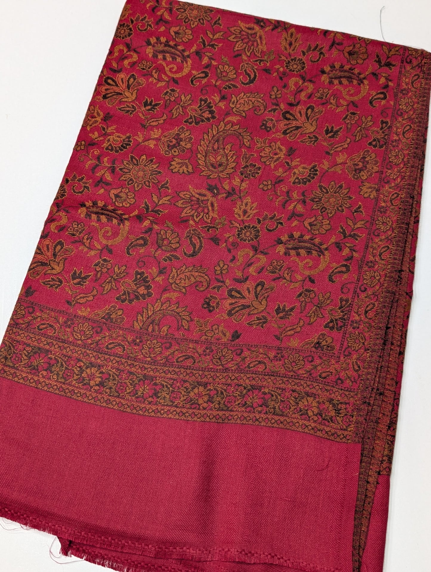 Pashmina Wool Kani Shawl in Full Size Multi Color