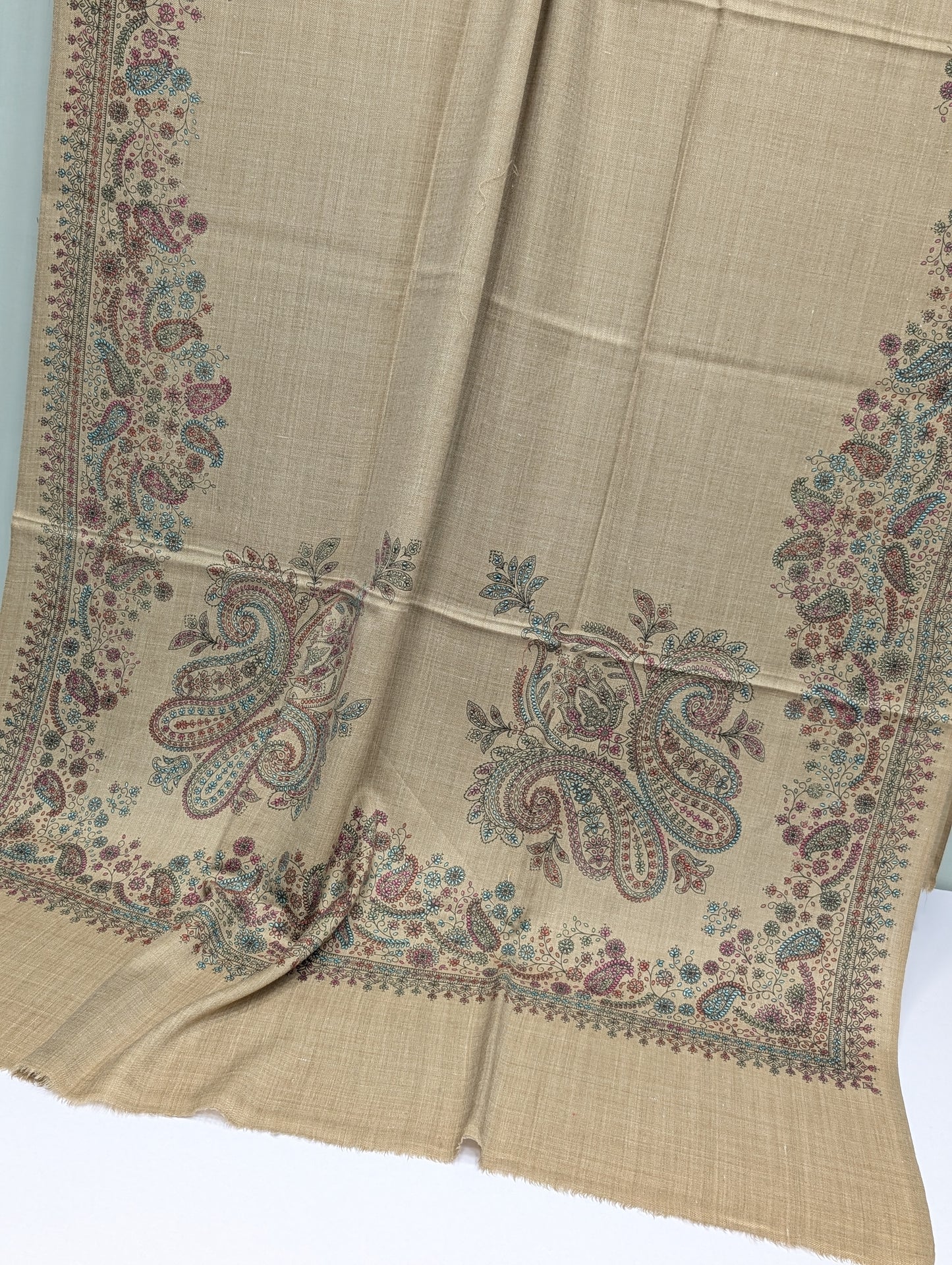 Pashmina Shawl | Hand Embroidery Beautiful Shawl in Sale | Skin