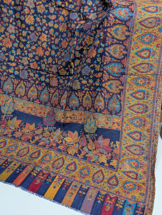 Kani Toosh Shawl Weaved Jamawar Shawl Made in Kashmir Full Size Shawl Perfect Gift