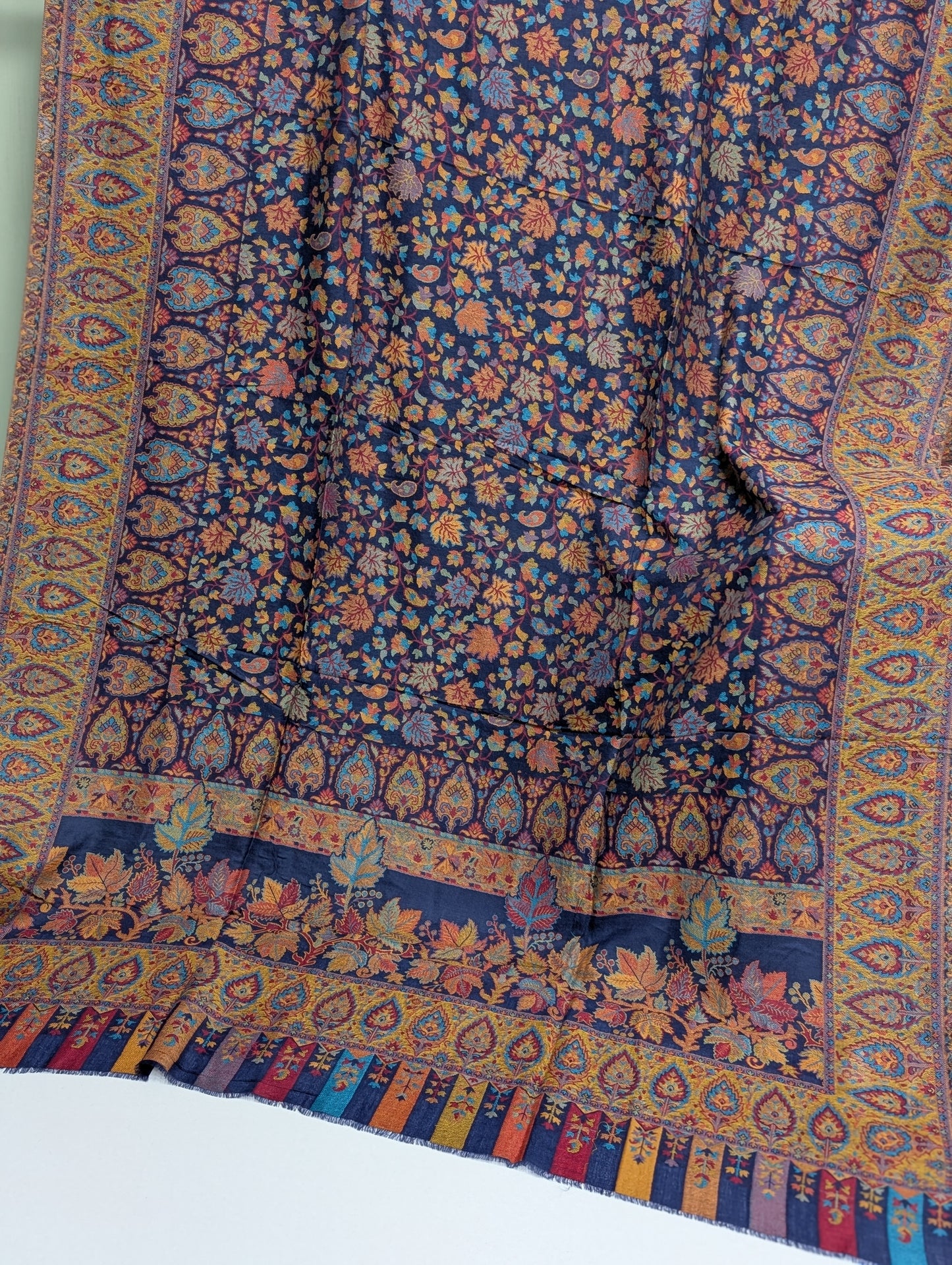 Kani Toosh Shawl Weaved Jamawar Shawl Made in Kashmir Full Size Shawl Perfect Gift