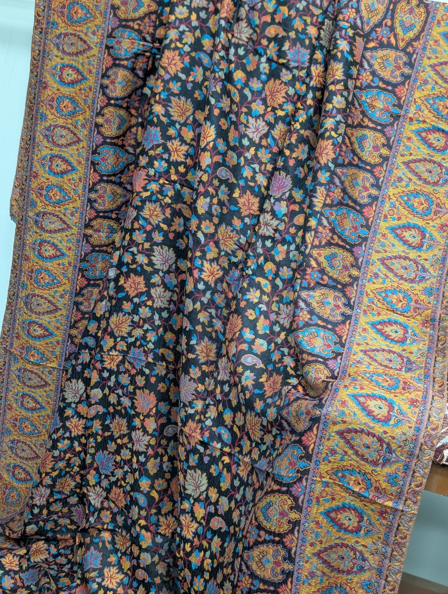 Kani Toosh Shawl Weaved Jamawar Shawl Made in Kashmir Full Size Shawl Perfect Gift