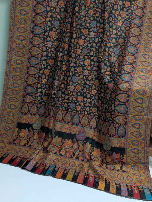 Kani Toosh Shawl Weaved Jamawar Shawl Made in Kashmir Full Size Shawl Perfect Gift