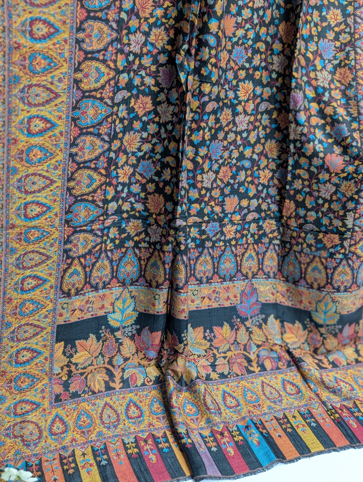 Kani Toosh Shawl Weaved Jamawar Shawl Made in Kashmir Full Size Shawl Perfect Gift