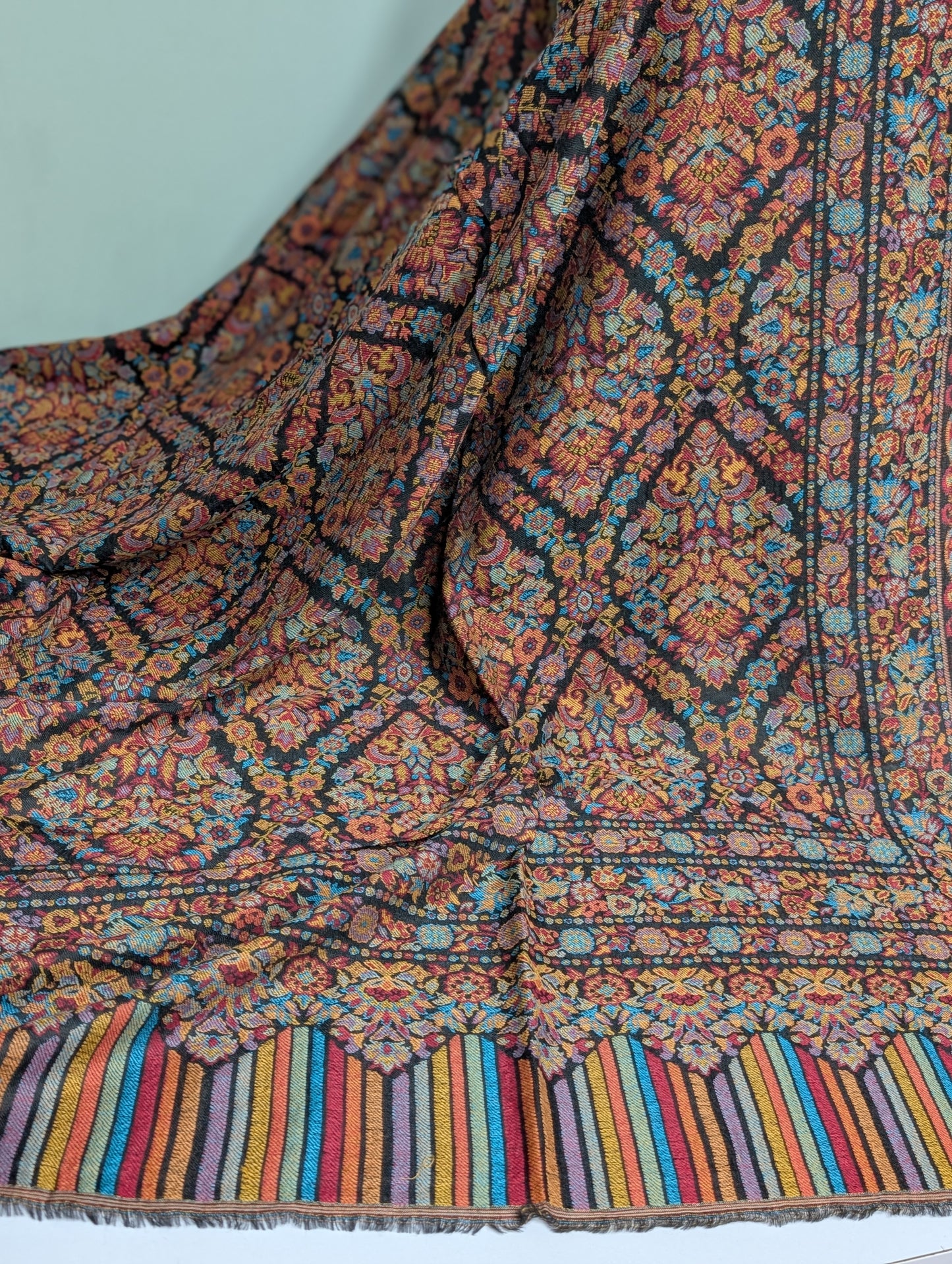 Kani Toosh Shawl Weaved Jamawar Shawl Made in Kashmir Full Size Shawl Perfect Gift