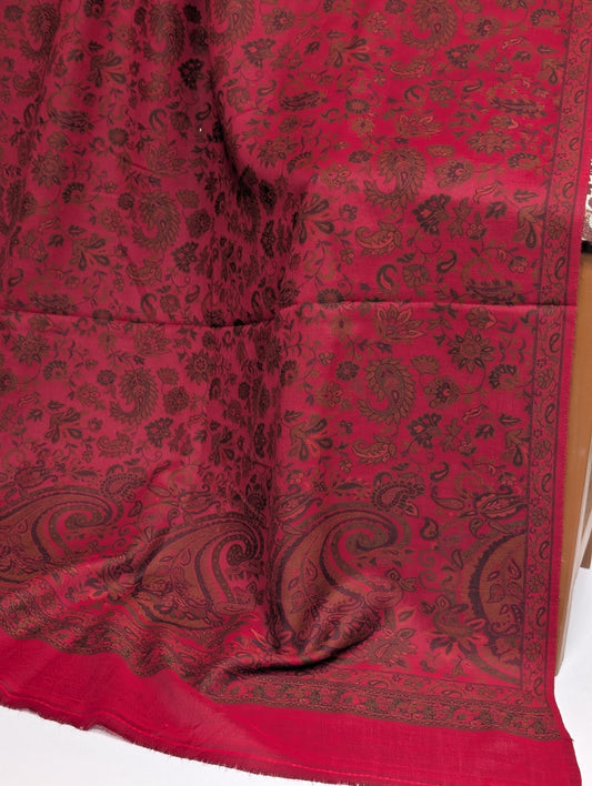 Pashmina Wool Kani Shawl in Full Size Multi Color